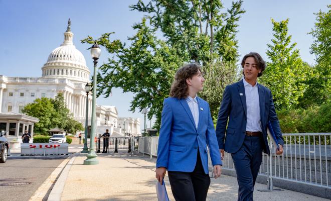 Teens at Capitol Hill for TAD
